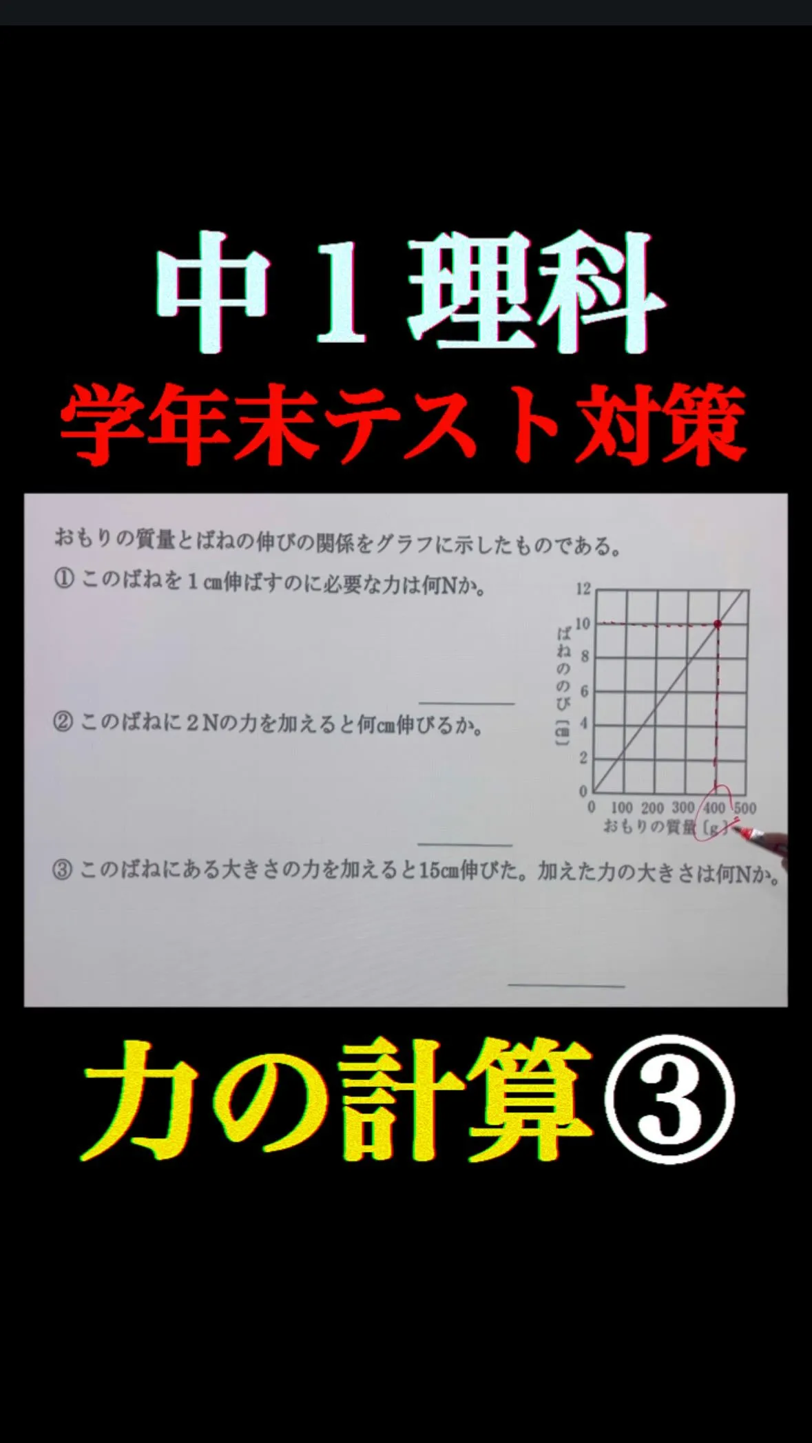 中学1年生 理科｜学年末テスト対策